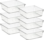 6 Pack Drawer Organizer with Non-Slip Pads for Desk Storage