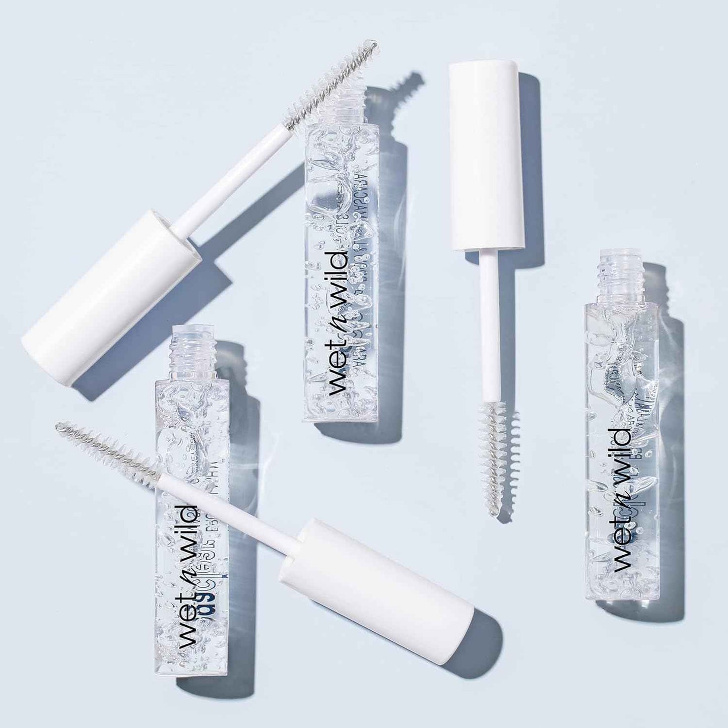 wet n wild Mega Clear Brow & Lash Mascara - Sculpts Brows, Defines Lashes, Conditioning with Soy Protein & ProVitamin B5, Primer & Top Coat, Cruelty-Free & Vegan - Clear