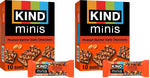 KIND Mini Snack Bars, Dark Chocolate Nuts & Sea Salt, 10 Count, Gluten Free, Low Sugar, Low Calorie