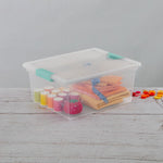 Sterilite 4-Pack Large Stackable Plastic Storage Bins with Latching Lids