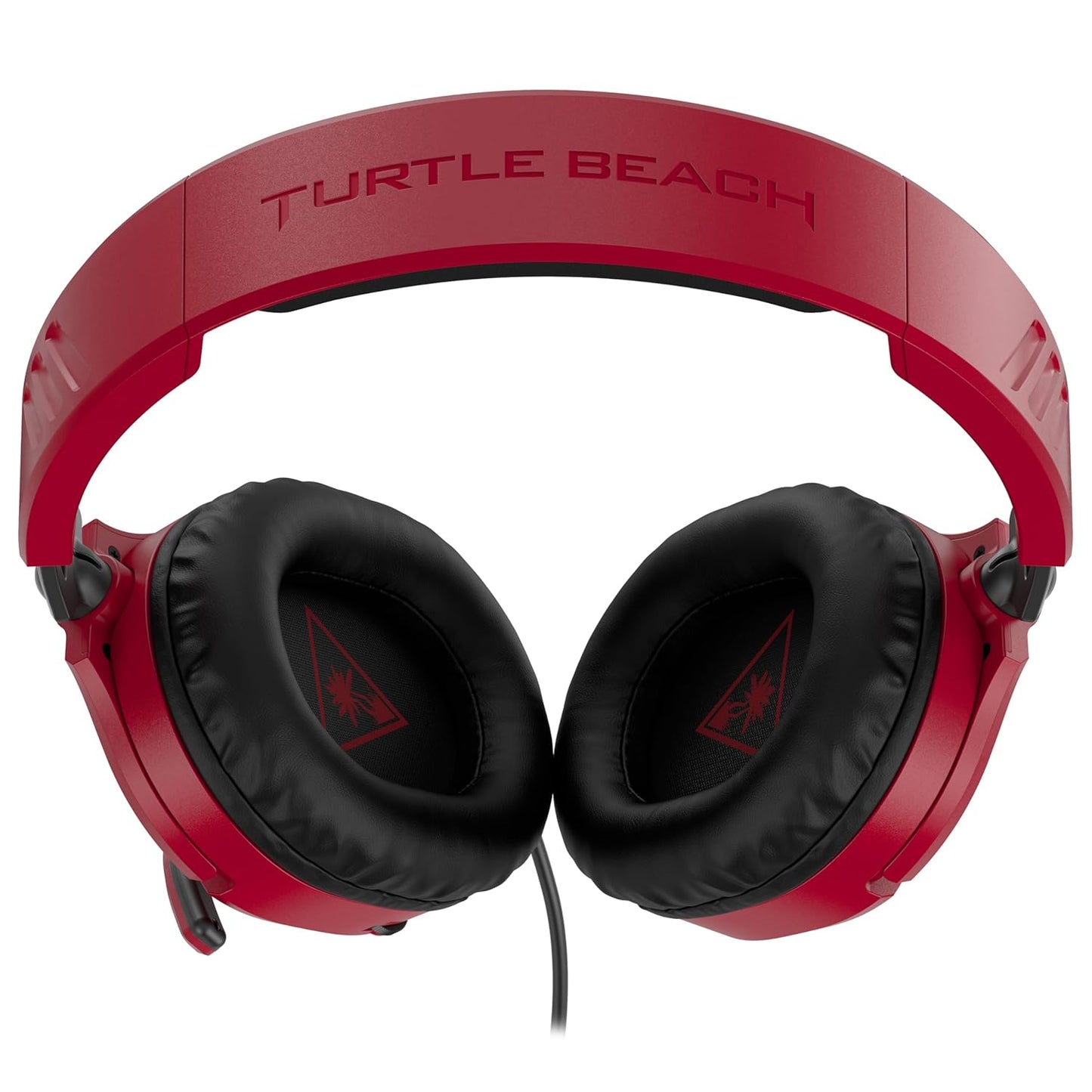 Turtle Beach Recon 70 Multiplatform Gaming Headset for PS5, PS4, Xbox Series X|S, Xbox One, PC & Mobile w/ 3.5mm Wired Connection - Flip-to-Mute Mic, 40mm Speakers, Lightweight Design, Midnight Red