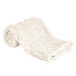 yurhap fleece baby blanket heart checkered ultra soft cozy for girls boys, 30”x40” light pink