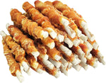 MON2SUN 5-inch rawhide twist chicken hide sticks for puppy and small dogs, 14.11 oz chicken pack