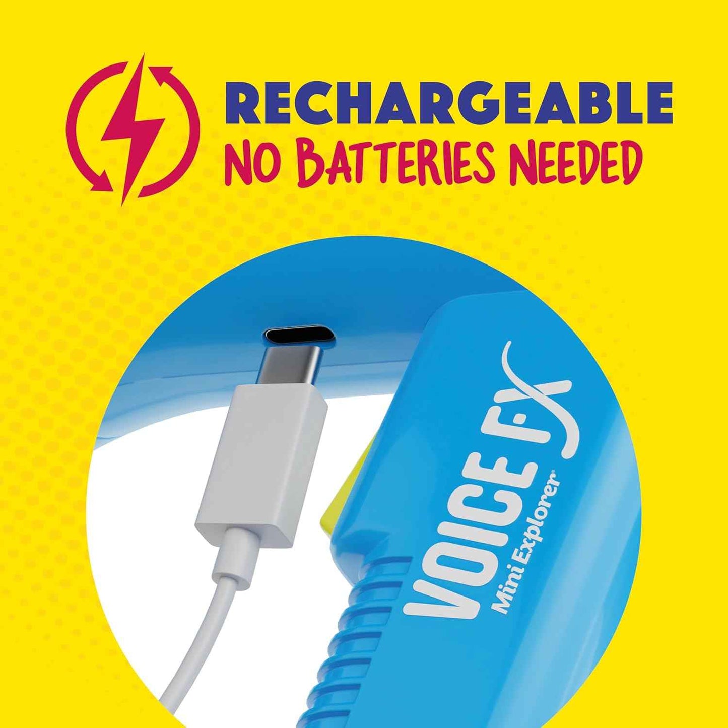 Mini Explorer Voice Changer for Kids for Kids - Voice Changing Device for Boys & Girls Ages 3-8+ Olds Birthday Gifts for 3, 4, 5, 7, 8 Year Old Boy - Toys Gift Ideas for Kid, Toddler