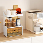 3-Tier Bathroom Counter Organizer with Drawers for Makeup and Storage
