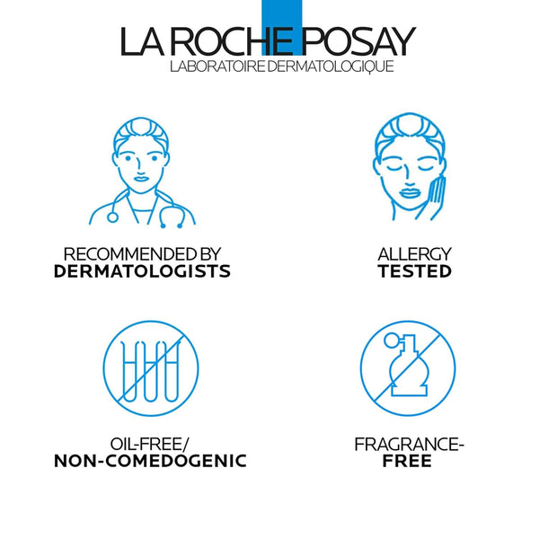 la roche-posay toleriane purifying foaming facial cleanser for sensitive skin with niacinamide ceramides oil free