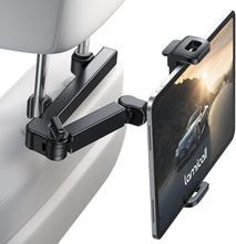 Lamicall Car Headrest Tablet Holder - [3 in 1 Extension Arm] Adjustable Tablet Car Mount for Back Seat, Gifts Road Trip Essentials for Kids, for 4.7-11" Devices, iPad Pro Air Mini, Galaxy, Fire HD