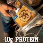 Cattleman's Cut Peppered Beef Jerky, Premium Marinated Steak Snacks, 10 Ounces