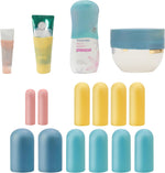 Silicone Bottle Covers Travel Essentials for Women Men, Beach Vacation Essentials, Travel Size Toiletries Accessories, Cruise Ship Essentials 2026, Must Haves, Leak Proofing