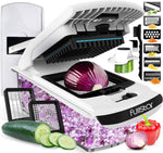 Fullstar The Original Pro Chopper - Vegetable Chopper and Spiralizer, Food Chopper with Container, Fruit Slicer, Kitchen Gadgets & Accessories, Home Essentials (4 in 1, White)
