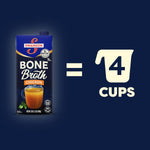 Swanson S Chicken Bone Broth, 32 oz Carton, 100% Natural, Non-GMO, 8g Protein Per Cup