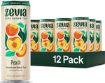 Zevia Zero Sugar Tea, Hibiscus Tea with Passionfruit, 12 oz Cans, 12-Pack, Naturally Sweetened, Zero Calorie, Non-GMO, Gluten-Free, Vegan