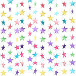 Patelai Glitter Star Garland Banner Christmas Decor 130 Feet Star Hanging Bunting Banner Twinkle Backdrop for Homecoming Classroom Wedding Birthday Halloween Party Supplies(Gold)