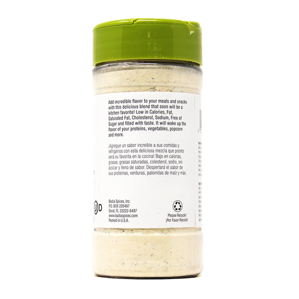 Badia 5 oz All-Purpose Ranch Seasoning Powder for Meats, Vegetables, Snacks, Dressings, Dips, Marinades