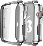 Misxi tempered glass case for Apple Watch Series 7 (2021) 46mm and Series 6 watch