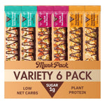 Munk Pack Coconut Almond Dark Chocolate Nut Bars, 12 Count, Gluten Free, Keto, Low Carb, 5g Fiber, Plant Protein