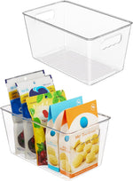 Clear Plastic Storage Bins for Home Organization and Storage