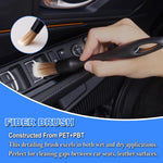 7pcs Car Detailing Brush Set, Ultra Soft Boars Hair, Car Cleaning Gel Supplies Kit, Car Dust Brush, Accessories for Truck, SUV, Interior Cleaning