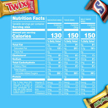 Snickers, Twix & Milky Way Minis assorted 150-count bulk candy mix bag, 2.93 pounds