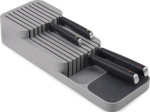 Joseph Joseph DrawerStore Knife Organizer for up to 9 knives, compact gray storage