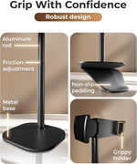 Adjustable Cell Phone Stand for Desk, Phone Stand for Recording, iPhone Holder for Filming