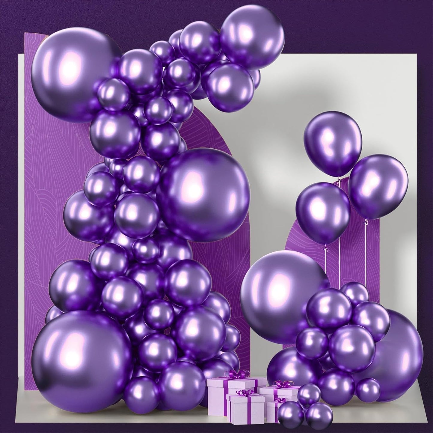 PartyWoo Gold Balloons 140pcs Different Sizes of 18 12 10 5 Inch Gold Balloon Arch Kit Garland for Birthday Wedding Anniversary Baby Shower Graduation Retirement Casino Party Decorations Gold-G101