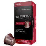 Bestpresso Coffee Pods for Nespresso Original Machine, 120 Aluminum Capsules, Compatible with Nespresso Original