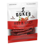 Duke's Pork Hot & Spicy Smoked Shorty Sausages, 16 oz, Gluten-Free Meat Snack