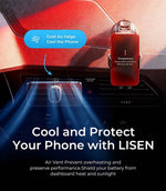 LISEN 2 Pack Magnetic Phone Holder for Your Car Magnet for Phone Car Mount Vent 6 Military Magnets Vent Cell Phone Holder Mount for Car Plate Fit All, Gifts for Women Men, Car Accessories