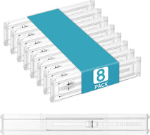 8 Pack Shallow Drawer Dividers for Kitchen Utensil and Underwear Storage