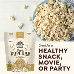 Organic White Popcorn Kernels Unpopped 3 lb Non-GMO Wisconsin Family Farm