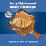 blue buffalo life protection formula adult dry dog food, 5-lb bag, chicken & brown rice recipe