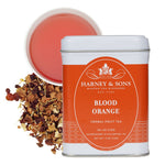 Harney & Sons Blood Orange Fruit Tea, 4 oz Loose Leaf Herbal Tea with Apple Pieces and Raspberry