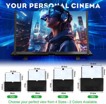 14 Inch Smartphone Screen Magnifier 3D HD Foldable Amplifier Phone Stand with Adjustable Angle Gift for Mom Dad Family Portable Universal Enlarger Movies Gaming Video
