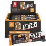 MET-Rx Big 100 Colossal Protein Bars, 9 Count, Chocolate Chip Cookie Dough, 3.52 oz