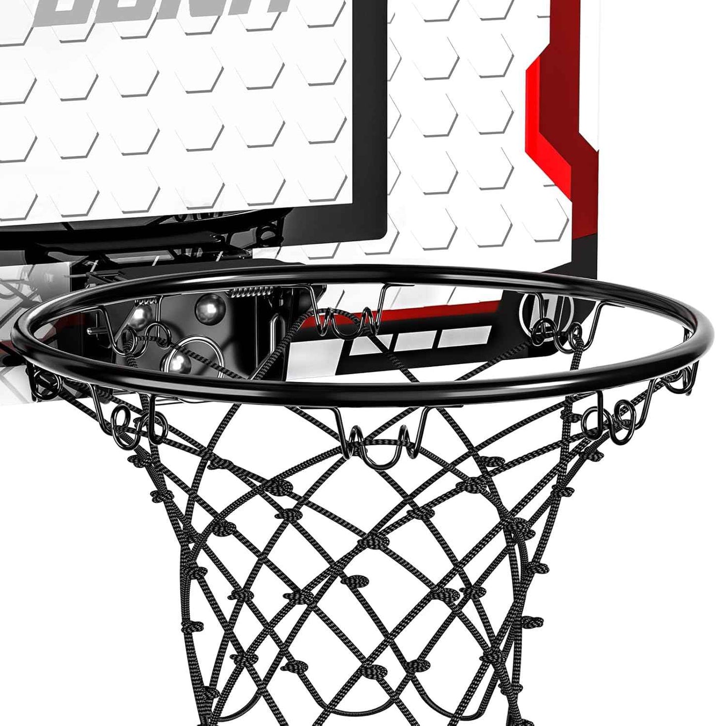 TEMI Indoor Basketball Hoop for Kids, Door Room Basketball Hoop,Mini Basketball Hoop with 4 Balls, Basketball Toys for 3 4 5 6 7 8 9 10 11 12 Year Old Boys