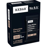 Chocolate Sea Salt RXBAR Protein Bars, 12g Protein, Gluten Free Snacks, 6 Boxes, 30 Bars