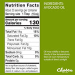 Chosen Foods 100% Pure Avocado Oil, 16.9 Fl Oz, All Purpose Cooking Oil, Non-GMO, Gluten-Free, Keto Friendly, Glyphosate Free