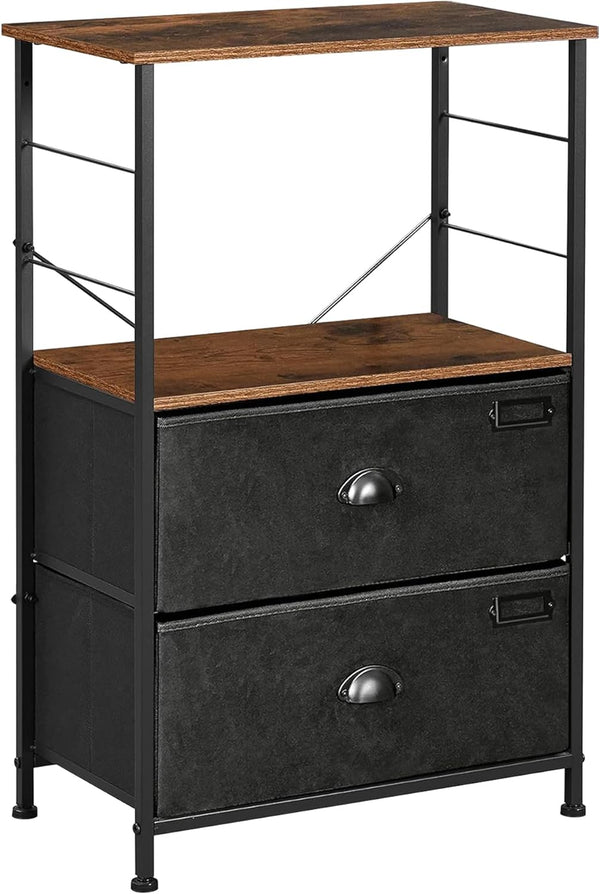 SONGMICS Dresser for Bedroom Storage Unit with 8 Non-Woven Fabric Drawers