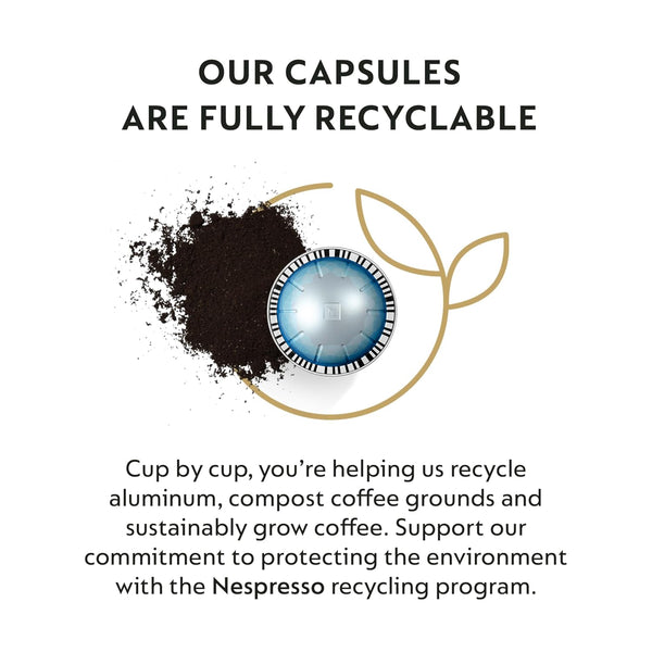 Nespresso Capsules Vertuo Ice Forte 30-Count Coffee Pods