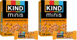 KIND Mini Snack Bars, Dark Chocolate Nuts & Sea Salt, 10 Count, Gluten Free, Low Sugar, Low Calorie