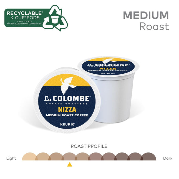 La Colombe Coffee Pods Nizza Medium Roast 7.9 Ounce Keurig K-Cup Compatible