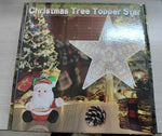 Christmas Tree Topper Farmhouse Christmas Decor Christmas Tree Decorations Rattan Natural Christmas Tree Star with 10 Warm LED Lights for Rustic Christmas Ornaments Holiday Seasonal Decoration 10 Inch