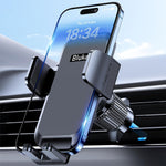 Blukar Car Phone Holder Mount with 2025 Metal Hook Clip and 360° Rotation