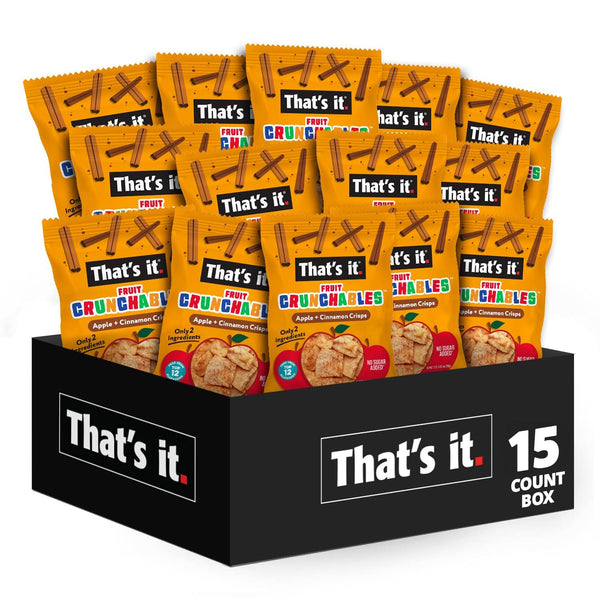 That's it Fruit Crunchables Variety Pack 100% Fruit Crisps Plant-Based Non-GMO Gluten-Free