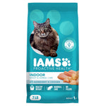 iams proactive health indoor weight control & hairball care adult dry cat food chicken & turkey recipe 7 lb bag