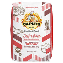 Caputo Italian Chef's Double Zero 00 Soft Wheat Flour for Pizza, Bread, and Pasta, 2.2 LB