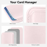 Magnetic wallet for iPhone and other smartphones with RFID blocking technology