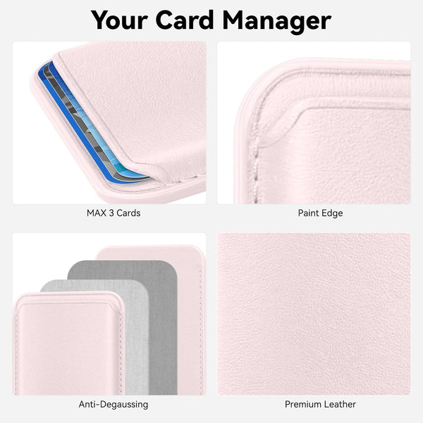 Magnetic wallet for iPhone and other smartphones with RFID blocking technology