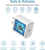 novobit 20w type c charger with 6ft cable for iphone 17/16/15 pro max with fast charging
